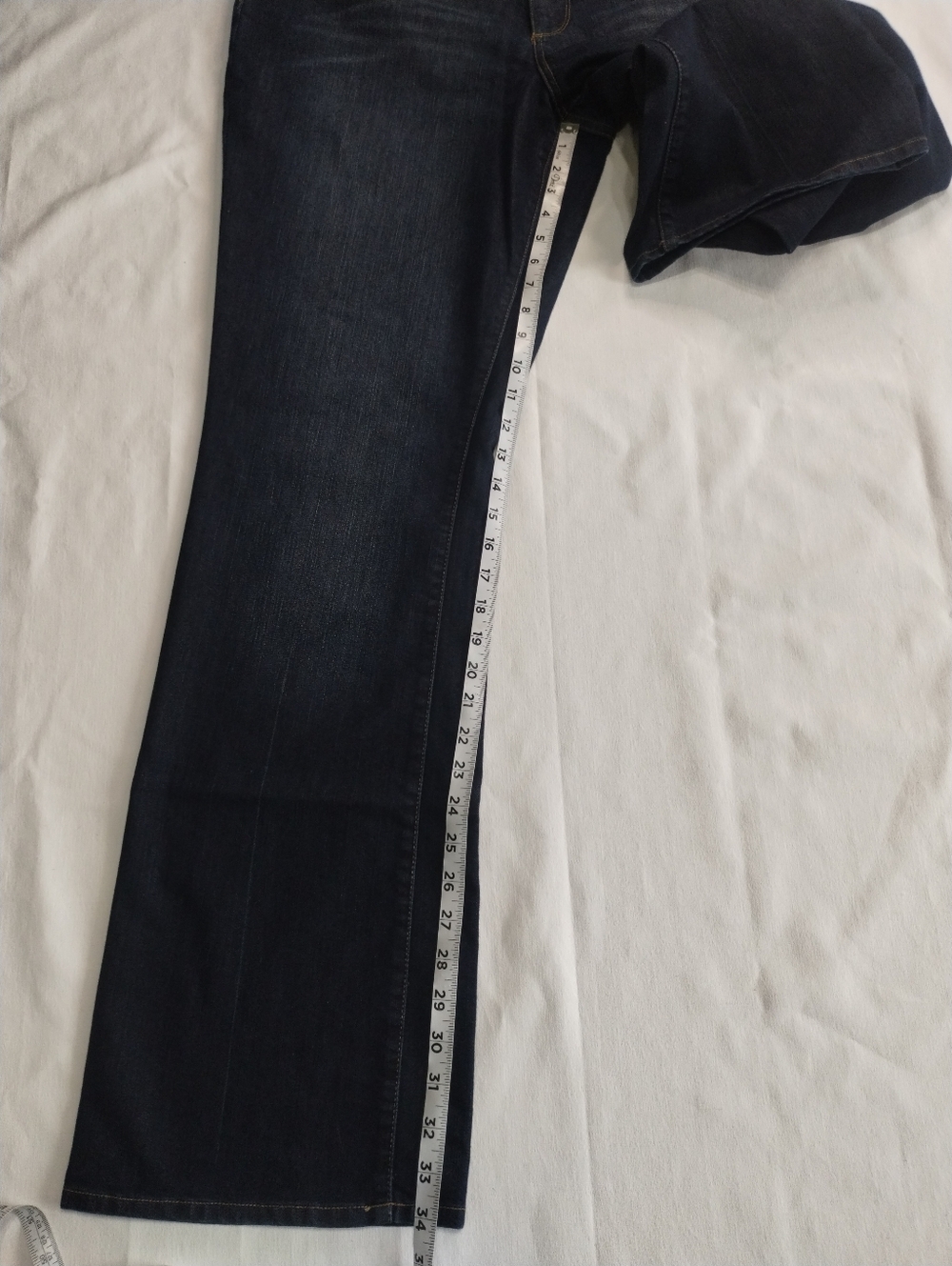 Coldwater Creek Dark Blue Flare Jeans - Picture 4 of 10